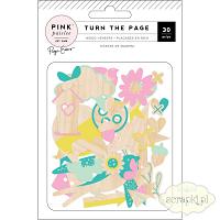 Pink Paislee Turn the Page - Wood Veneers