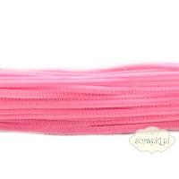Druciki kreatywne różowe 30cm - 10 sztuk