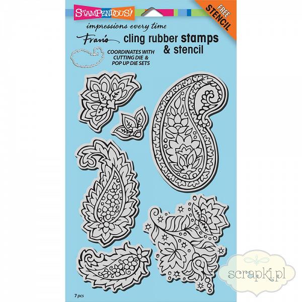 Stampendous - Paisley Patterns - stemple