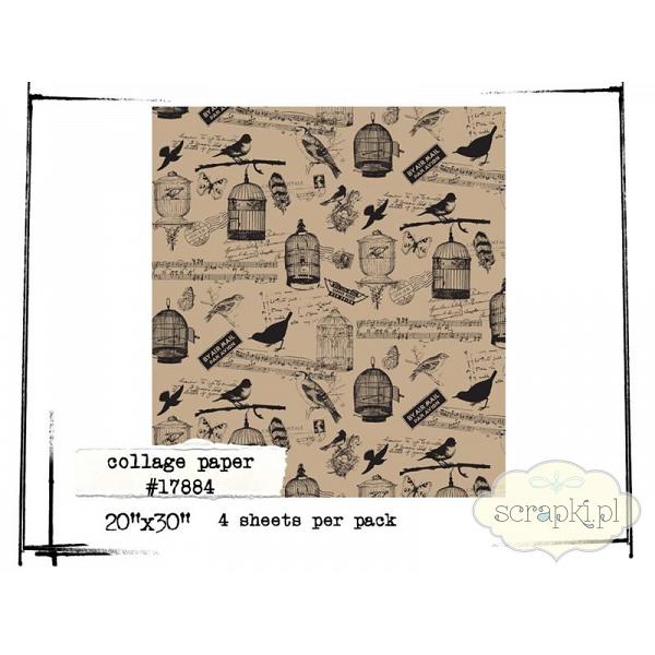 7gypsies - Collage Tissue Paper - Birdsong