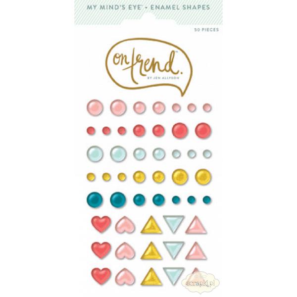 My Mind\'s Eye - On Trend - enamel dots and shapes