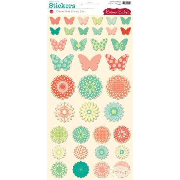 Cosmo Cricket - Clementine - Lovely Bit Stickers