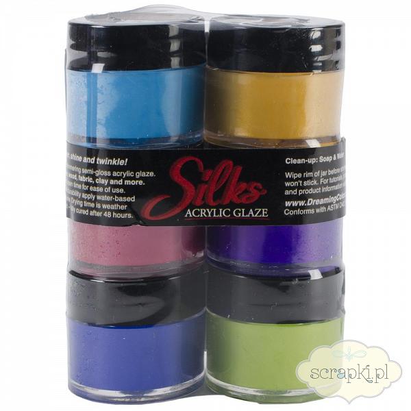 Silks - zestaw farb 6x10ml - różne rodzaje